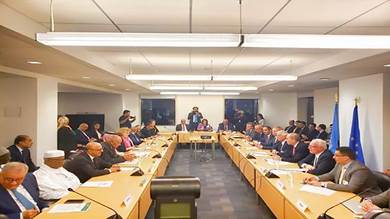 ​وزير الخارجية يشارك في فعالية الطاولة المستديرة حول مبادرة السلام العربية في نيويورك